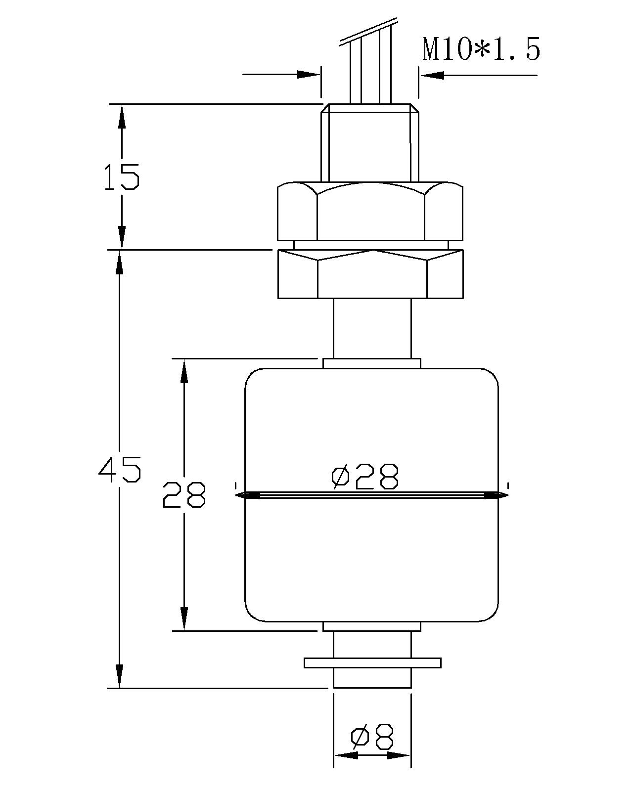 不銹鋼浮球開關